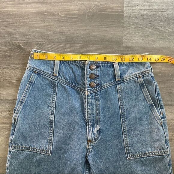 Abercrombie & Fitch High Rise Mom Jean 27 Waist 4 - Picture 7 of 10